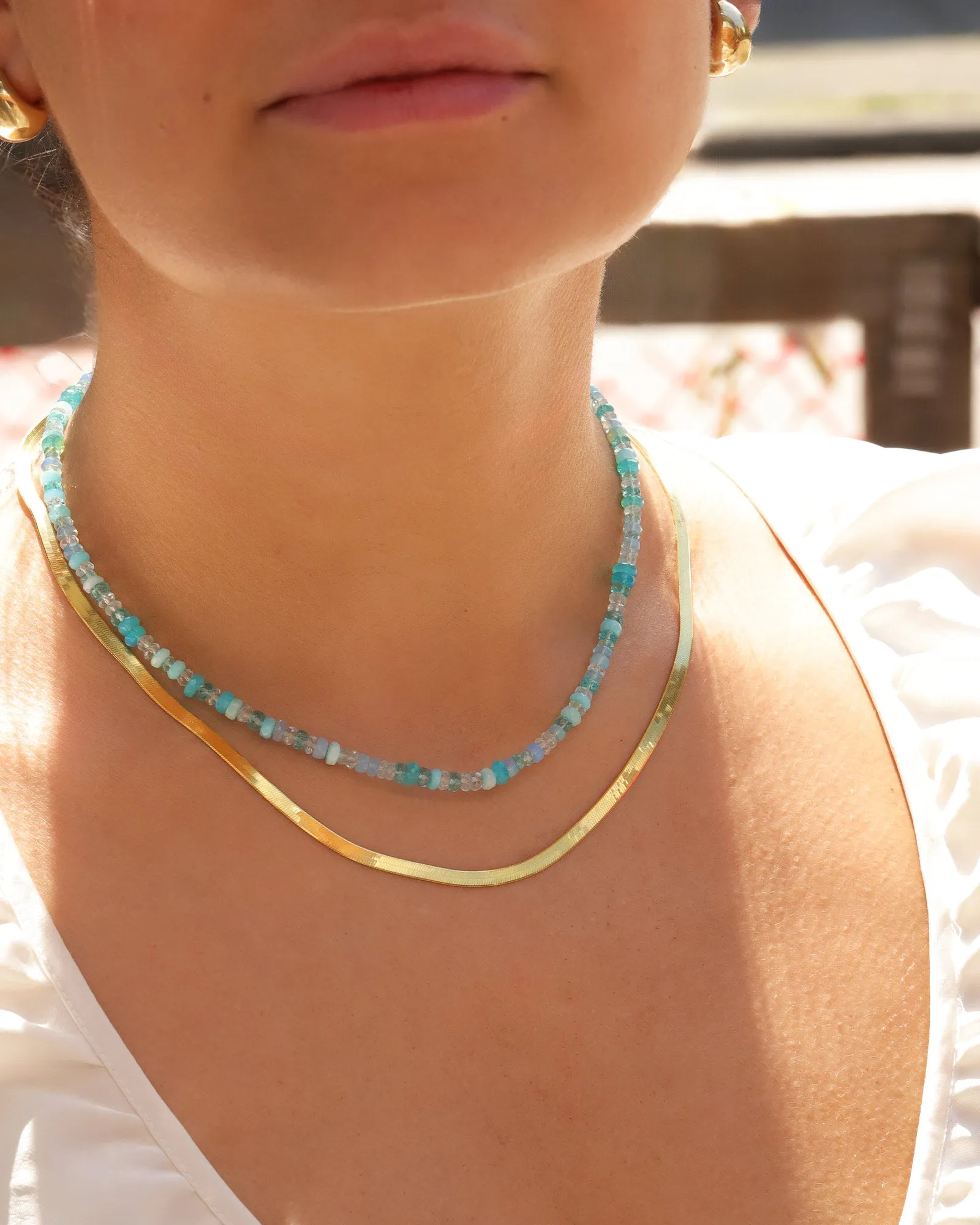 Herringbone Necklace | 3mm
