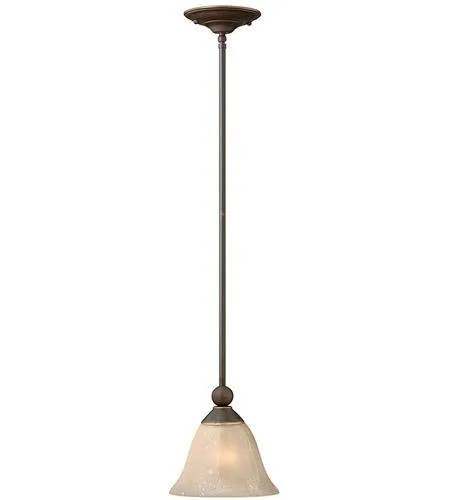 Hinkley Bolla 1 Light Mini Pendant Olde Bronze Amber Glass