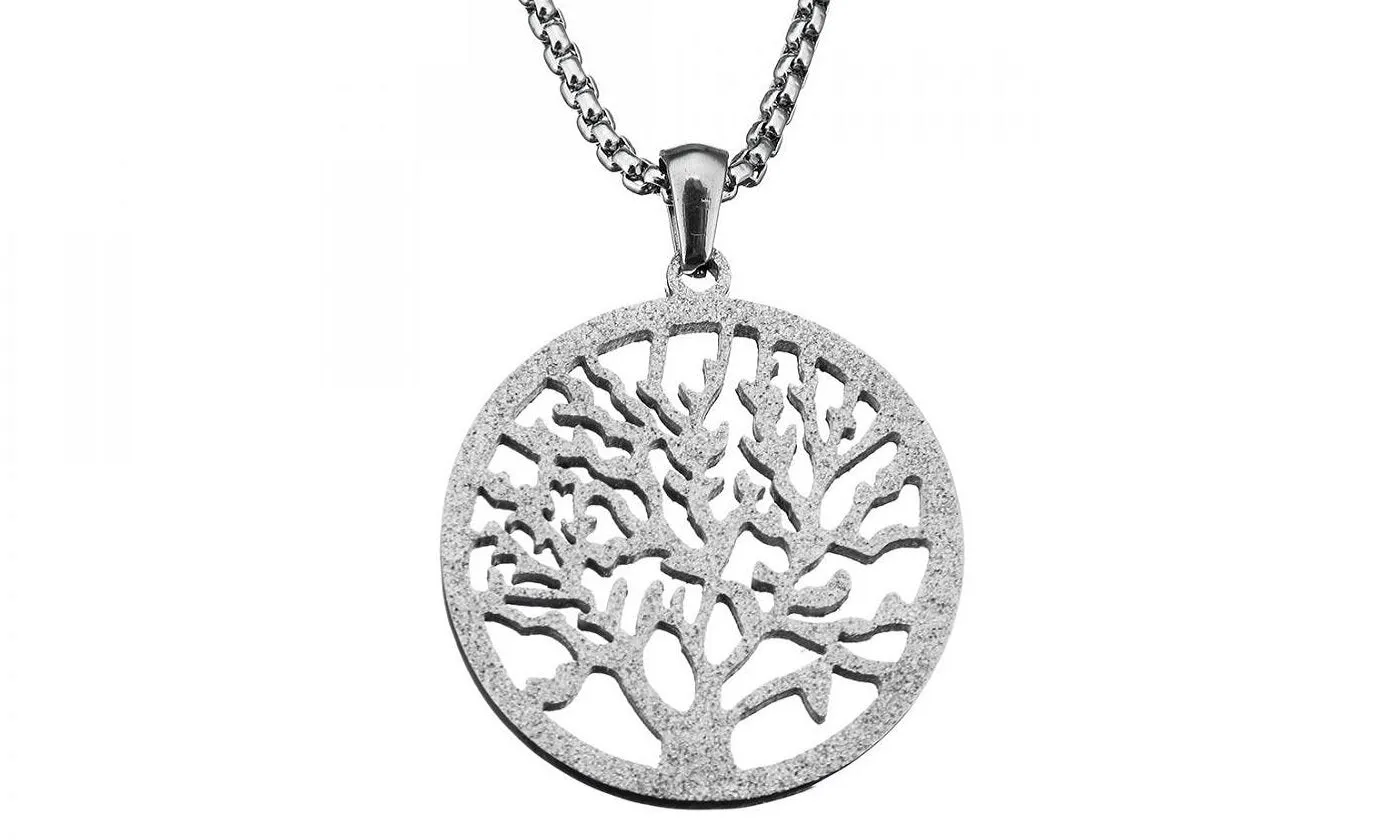 Hollow Tree Pendant Necklace