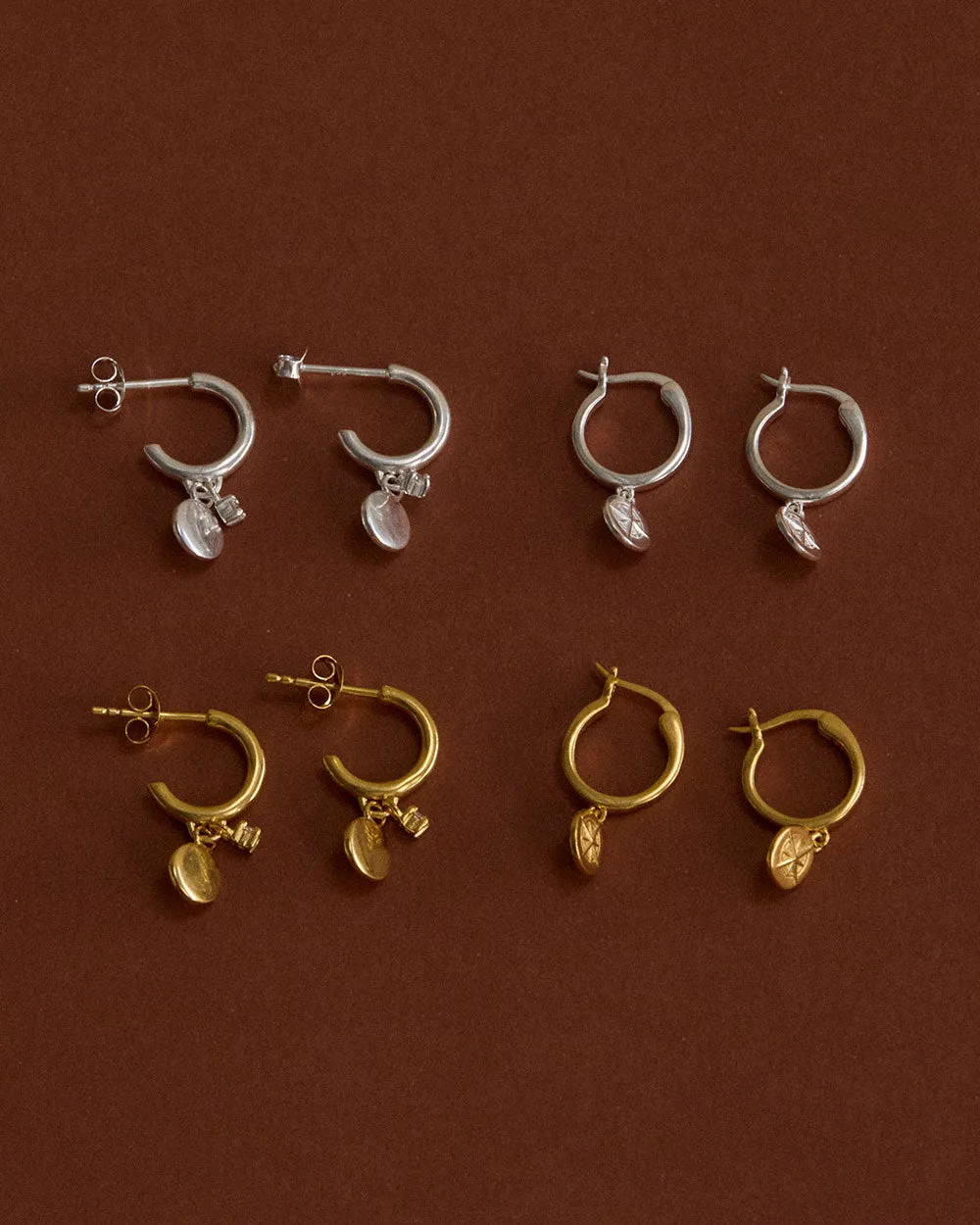 HONOUR HOOPS (18K GOLD PLATED)