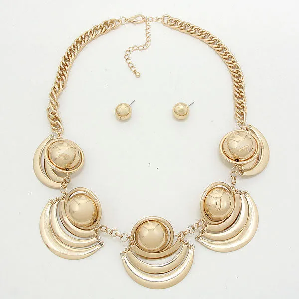 iLLASPARKZ Archaic Semi Pearl Necklace