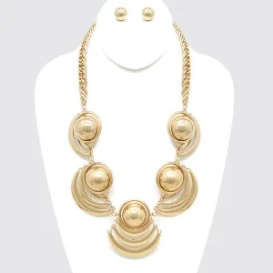 iLLASPARKZ Archaic Semi Pearl Necklace