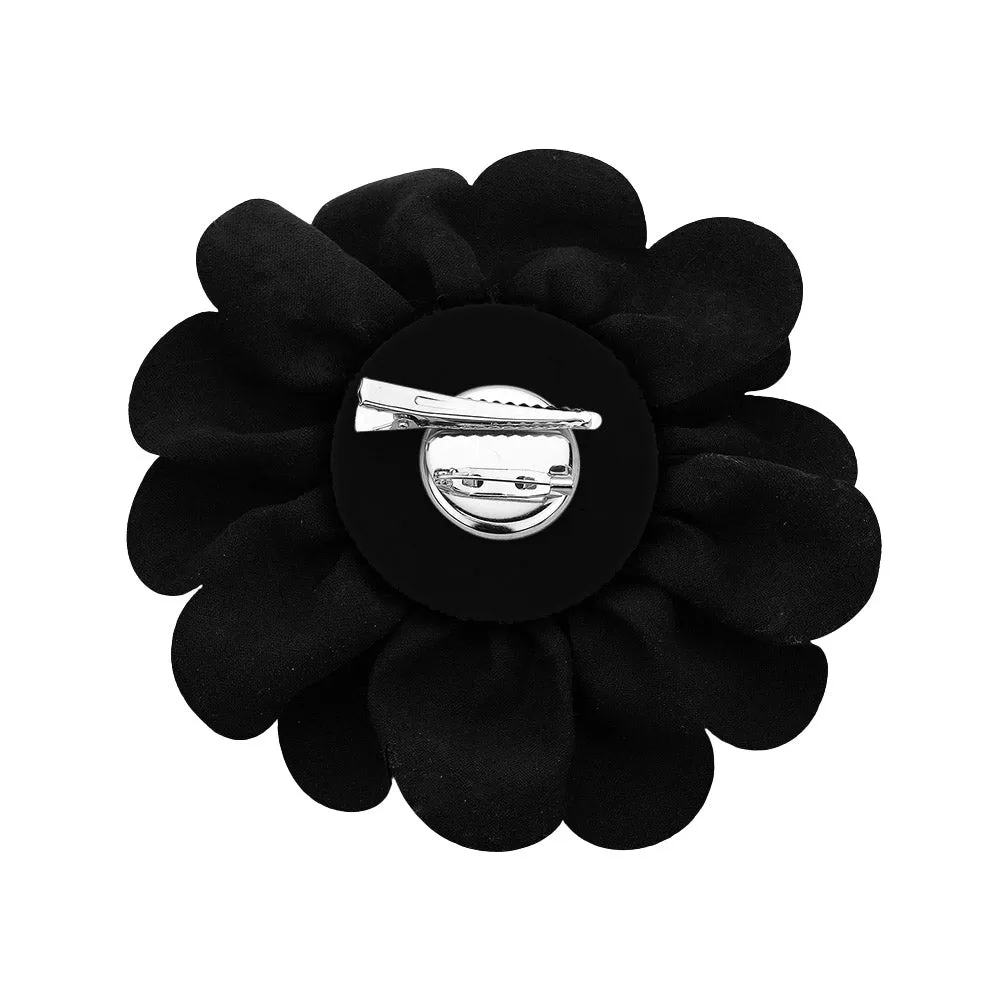 iLLASPARKZ Bling Studded Flower Brooch / Hair Clip