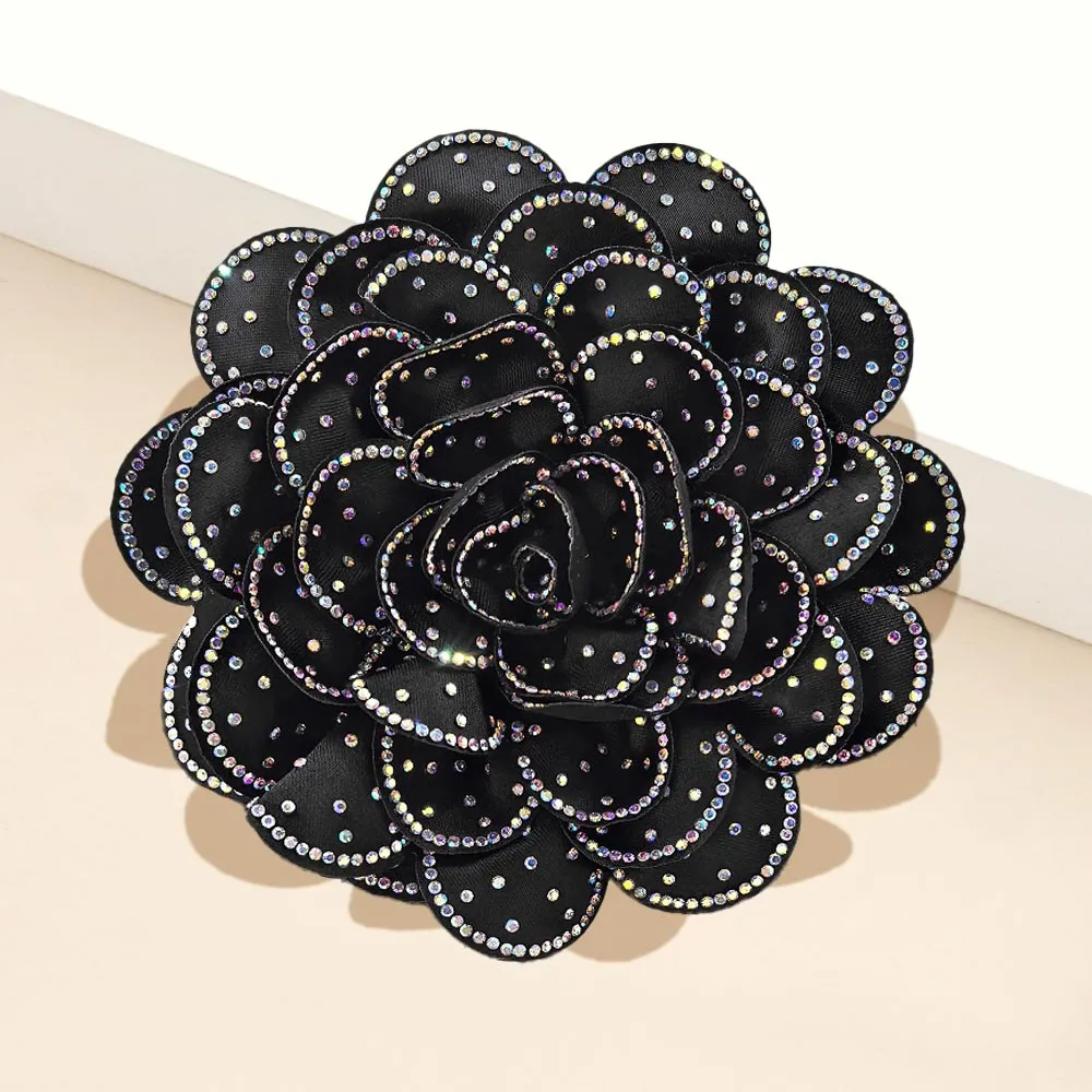 iLLASPARKZ Bling Studded Flower Brooch / Hair Clip