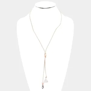 iLLASPARKZ Freshwater Pearl Shell Detail Adjustable Necklace