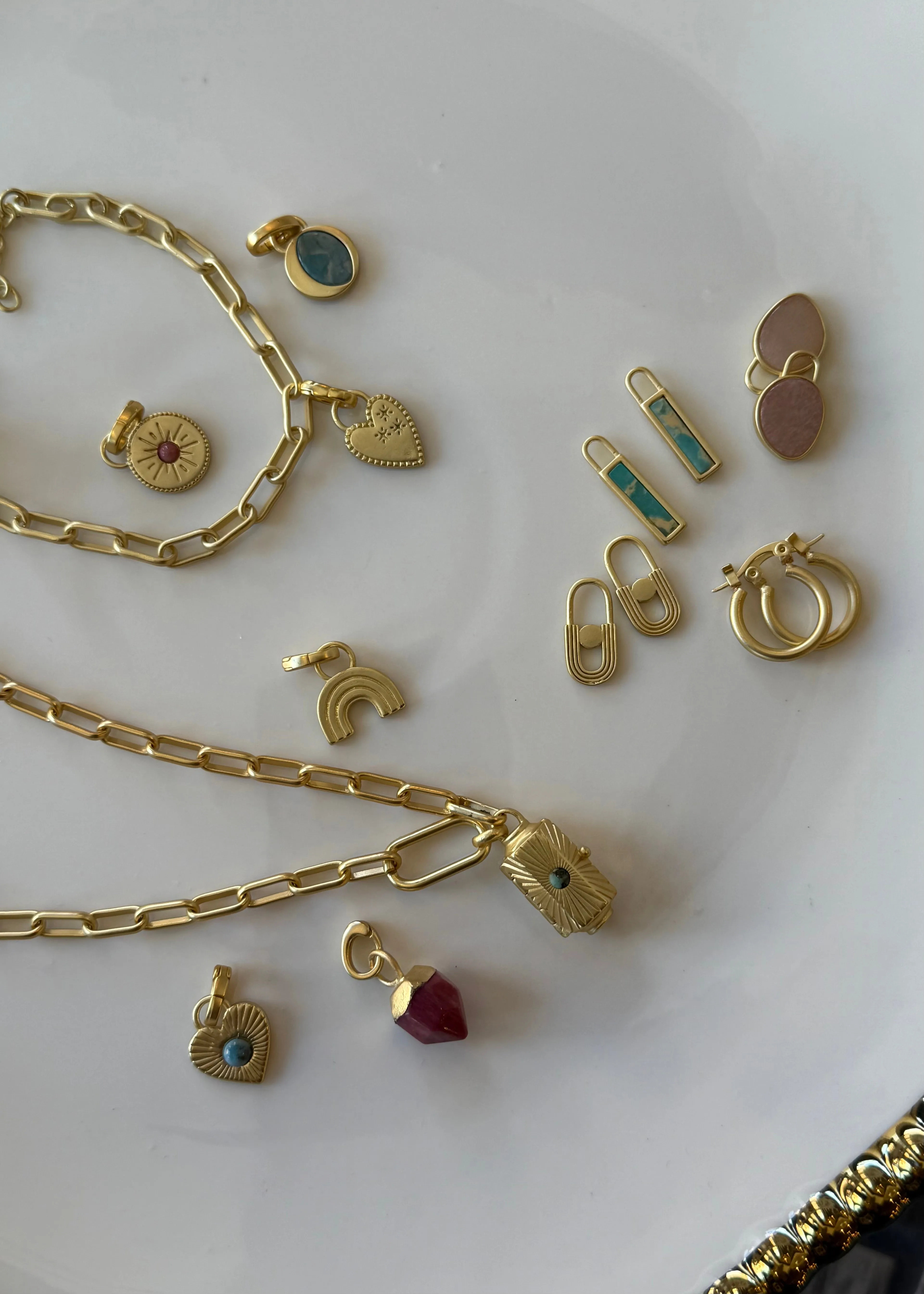 Interchangeable Bracelet and Necklace Charms