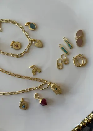 Interchangeable Bracelet and Necklace Charms
