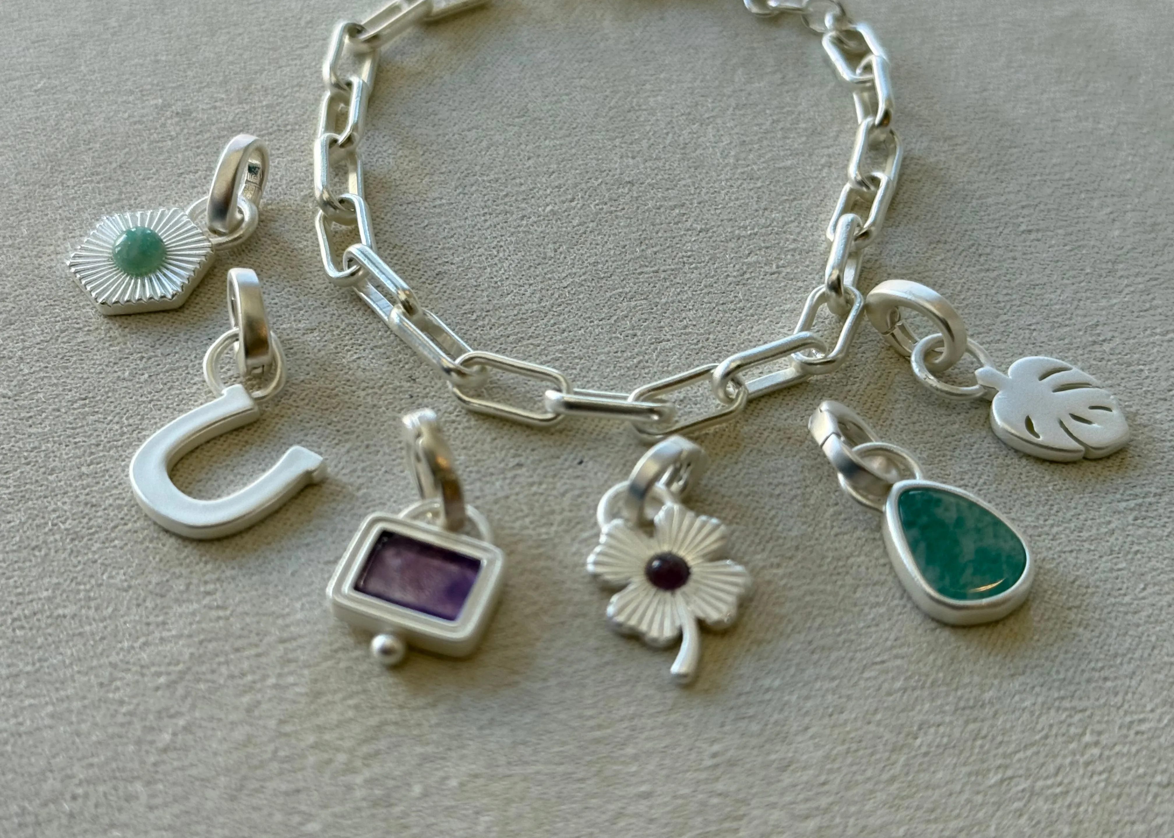 Interchangeable Bracelet and Necklace Charms