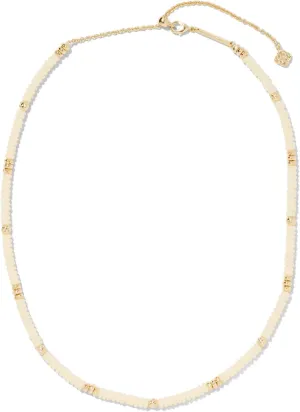 Kendra Scott Deliah Strand Necklace Gold Ivory Mother Of Pearl One Size