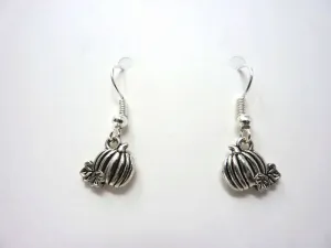 Little Pumpkin Earrings - Simple Drop Earrings. Halloween Gift. Cinderella.