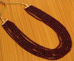 Maroon onyx necklaces