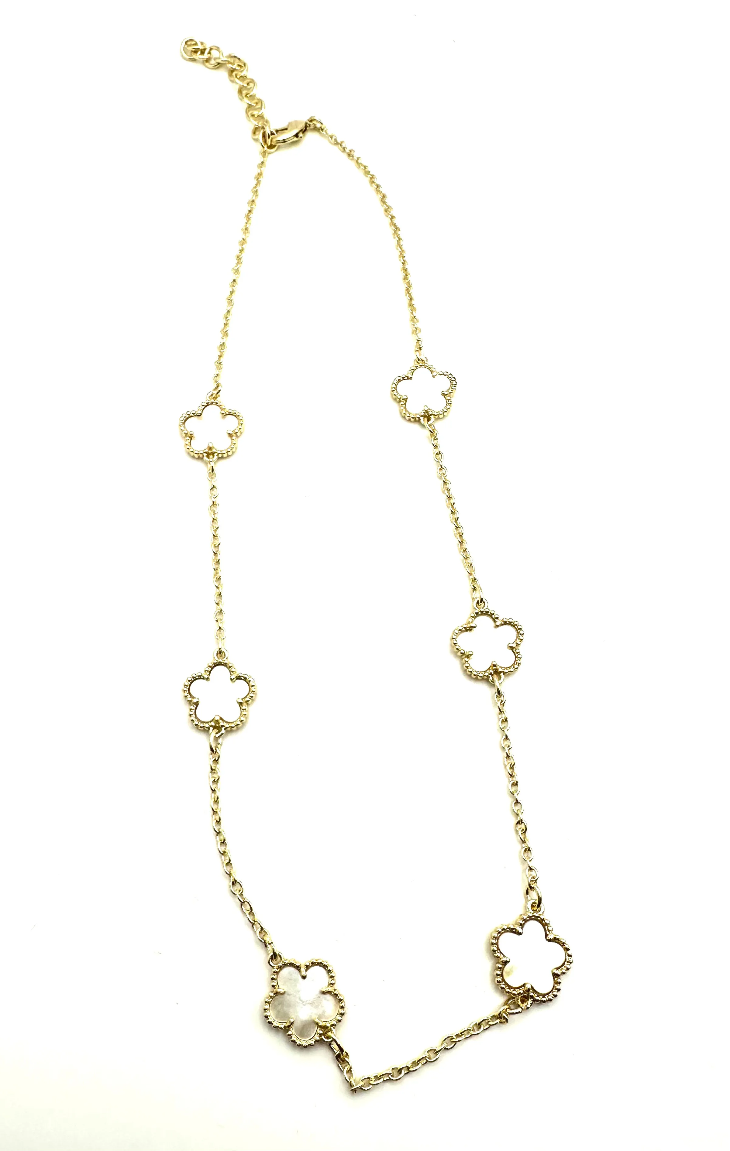 Mini Flower MOP Necklace