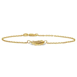 Mini X Feather Bracelet