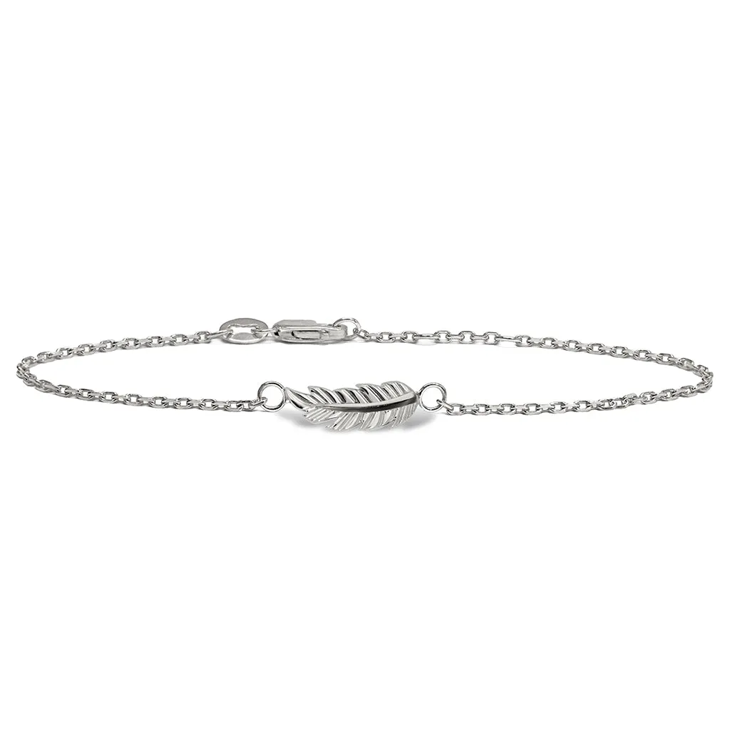 Mini X Feather Bracelet