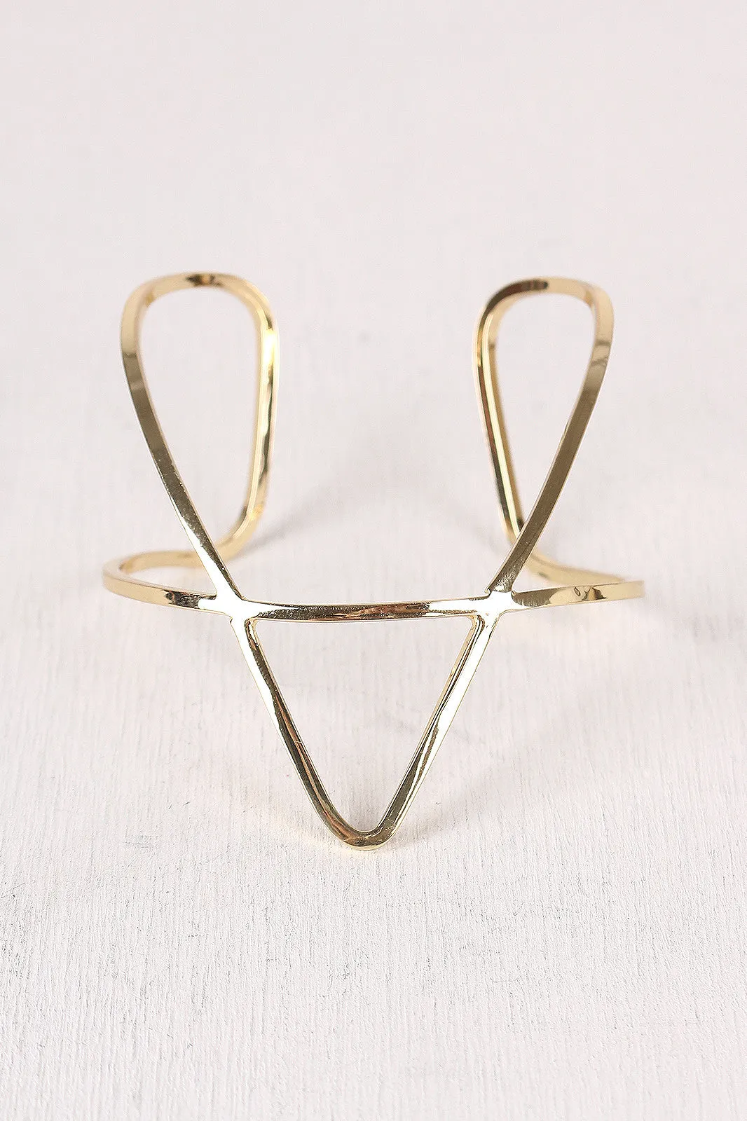 Open Wire Abstract Cuff