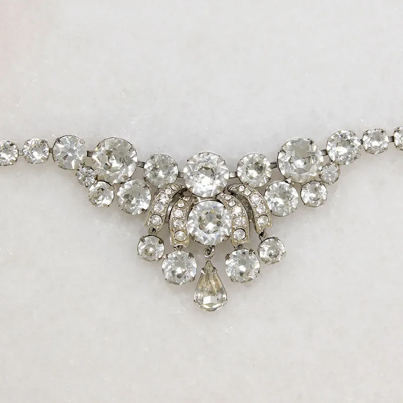 Opulent Swarovski Crystal Necklace by Eisenberg