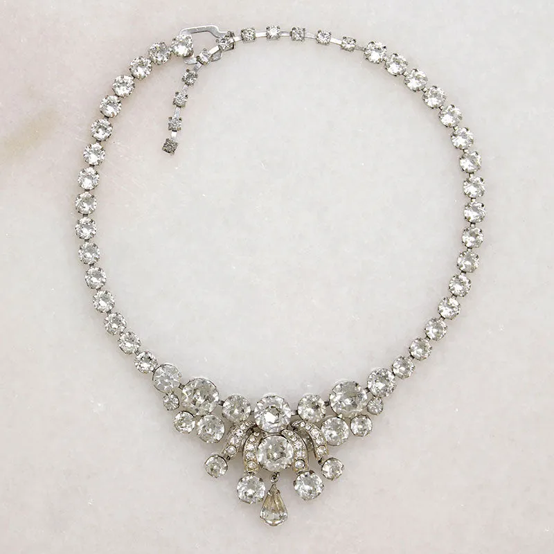 Opulent Swarovski Crystal Necklace by Eisenberg