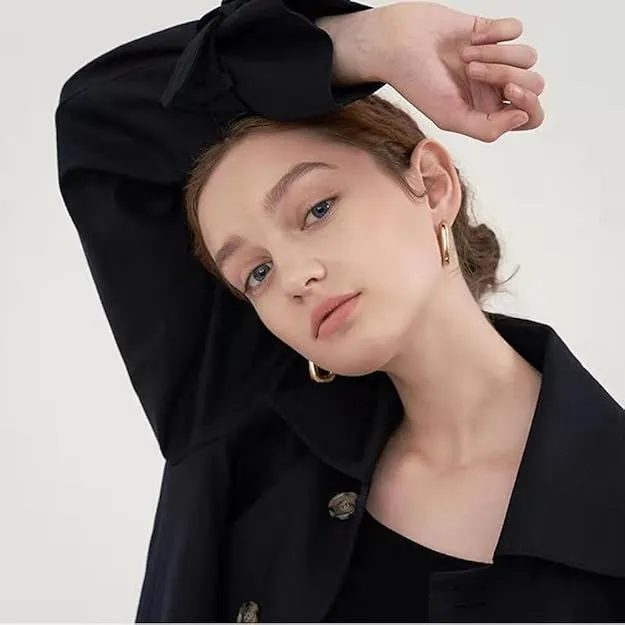 Oval Gold Hoops