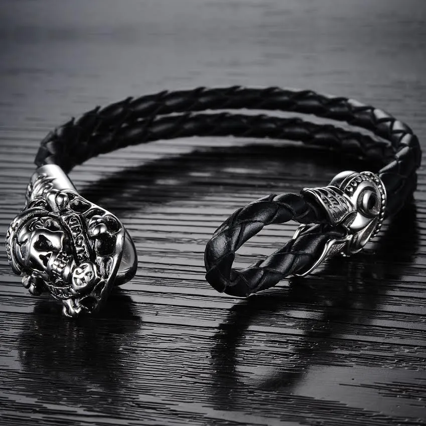 Pirate Skull Men's Bracelet