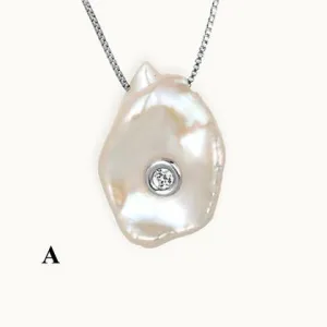 Precious Pearl with Diamond Pendant