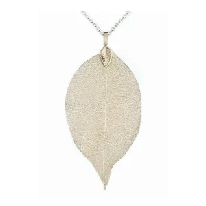 Primrose Yellow Leaf Necklace