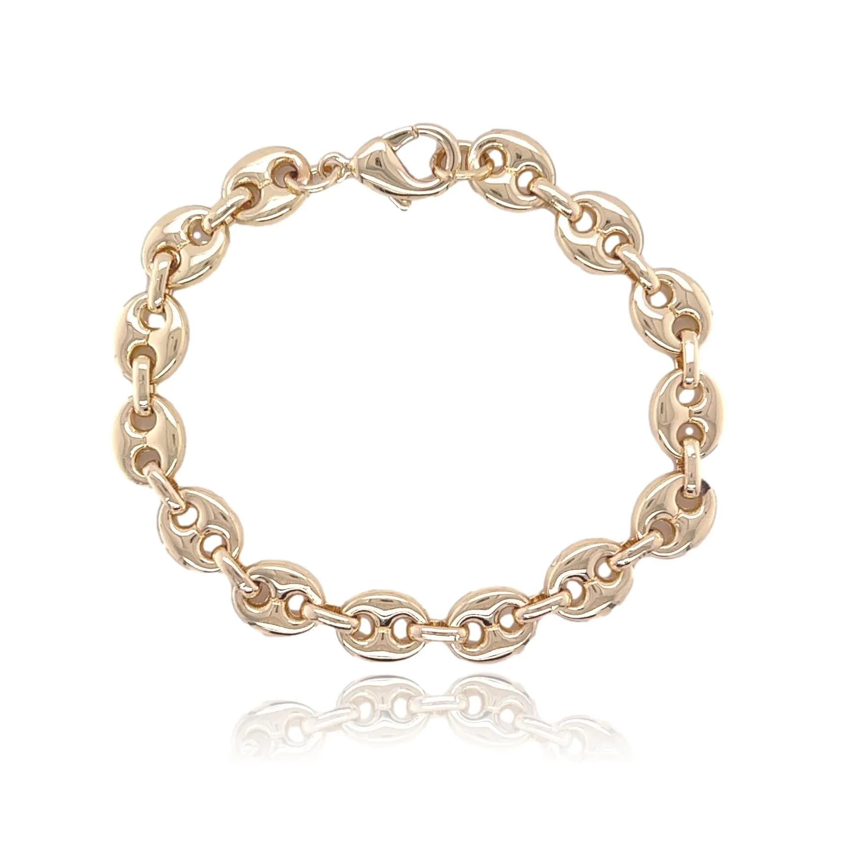 Puffy Mariner Link Chain Bracelet