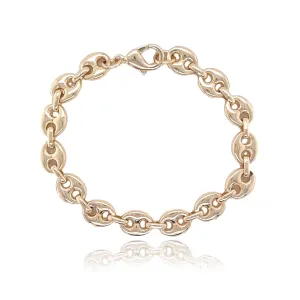 Puffy Mariner Link Chain Bracelet