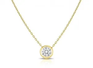 Roberto Coin Gold Diamond Station Necklace