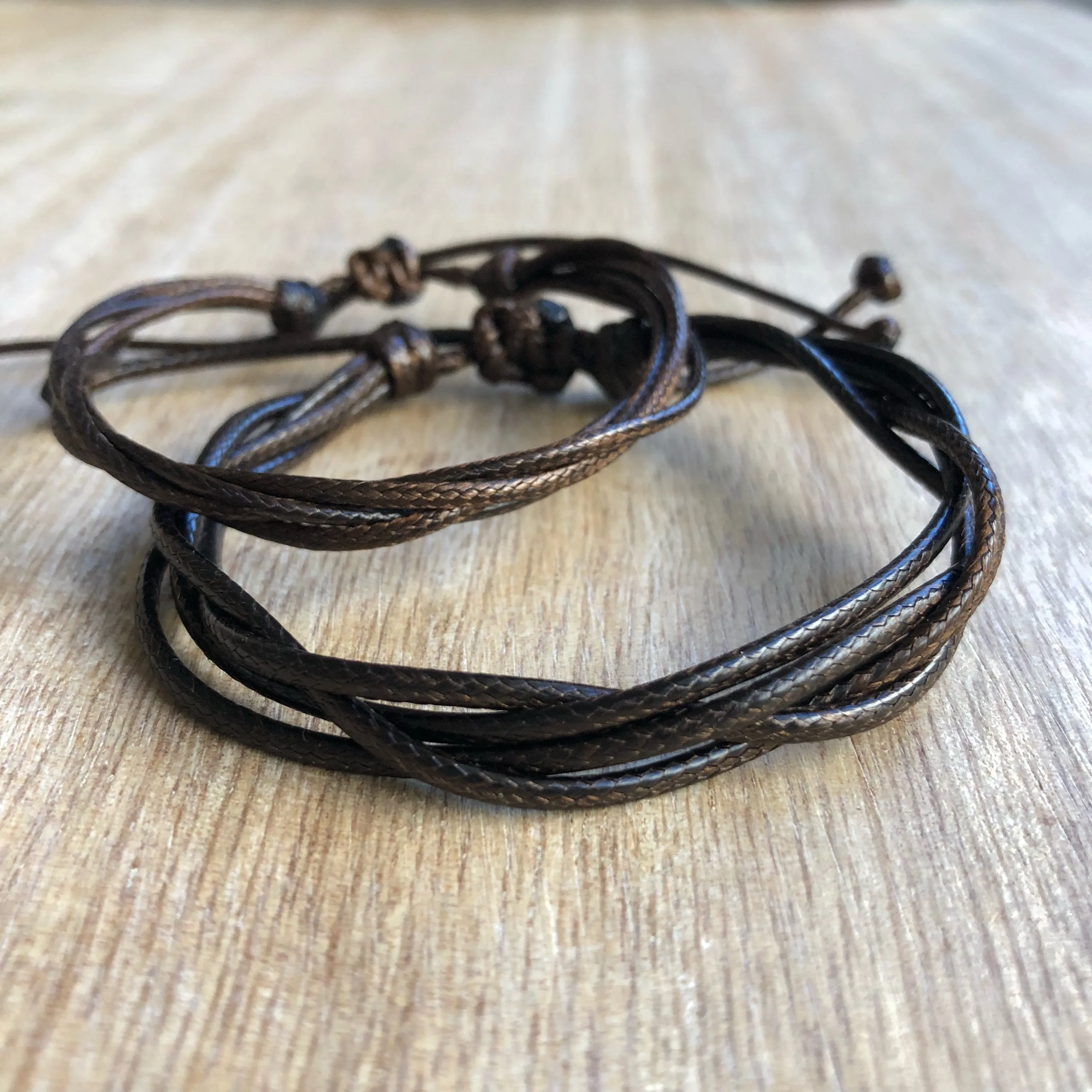 Sailfish Set, String Bracelets, Brown Couples Bracelets Waterproof WC001526