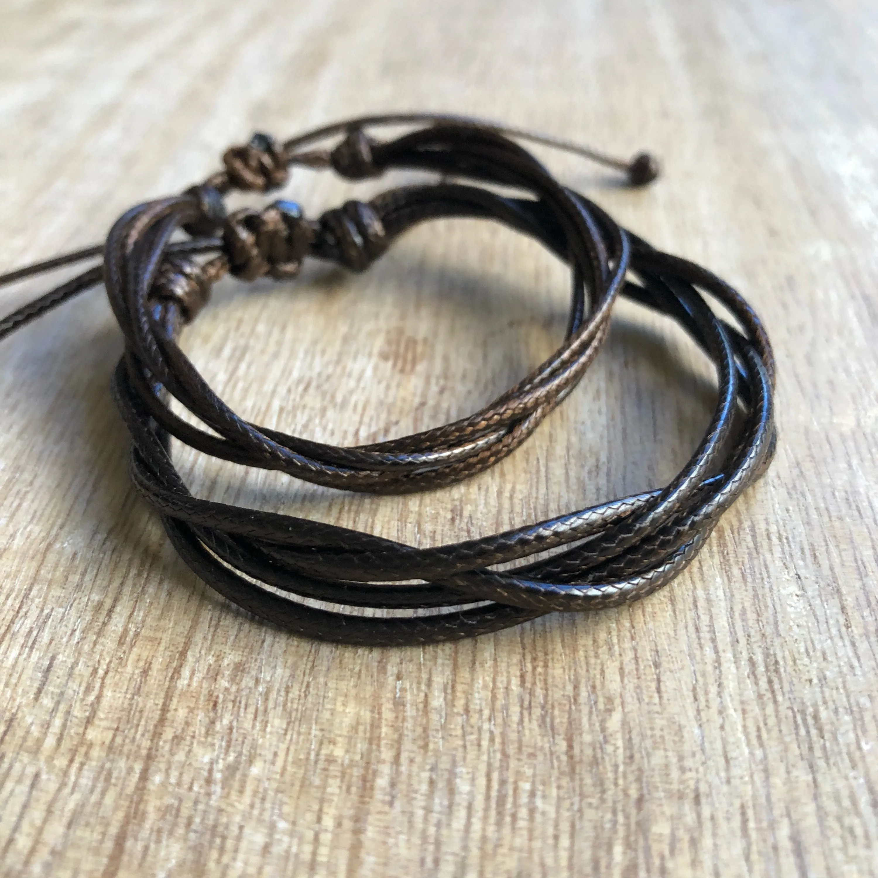Sailfish Set, String Bracelets, Brown Couples Bracelets Waterproof WC001526
