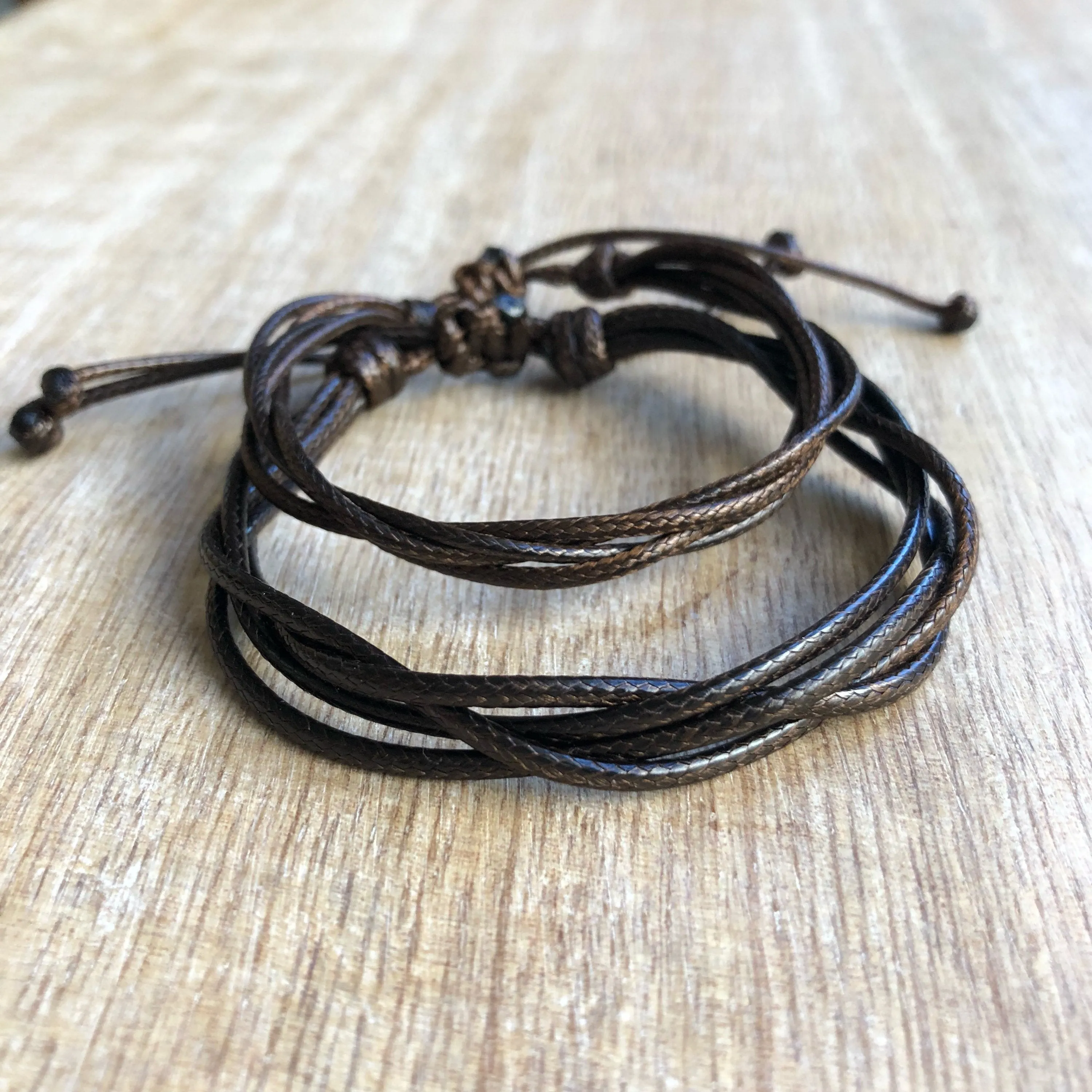 Sailfish Set, String Bracelets, Brown Couples Bracelets Waterproof WC001526