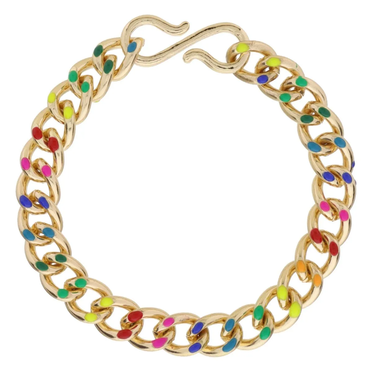 Savannah Enamel Chain Bracelets