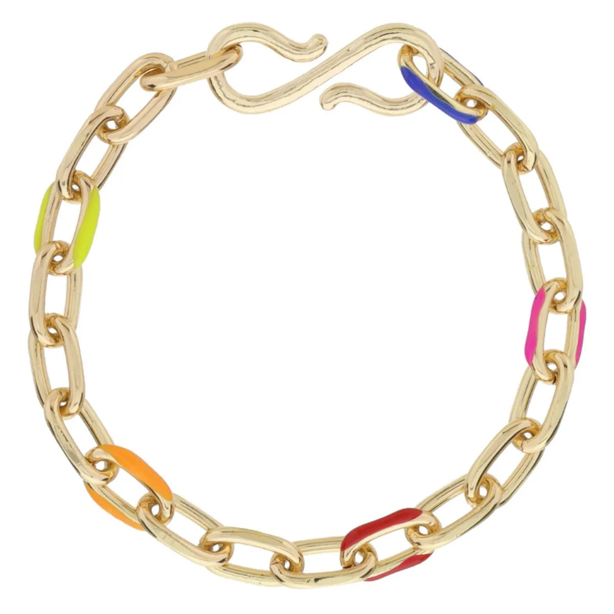 Savannah Enamel Chain Bracelets