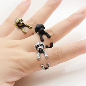 Shih Tzu Wrap Ring