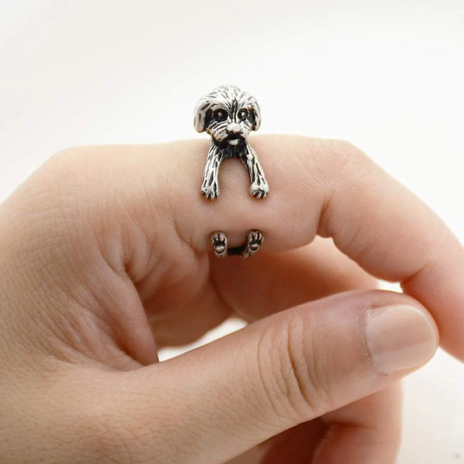 Shih Tzu Wrap Ring