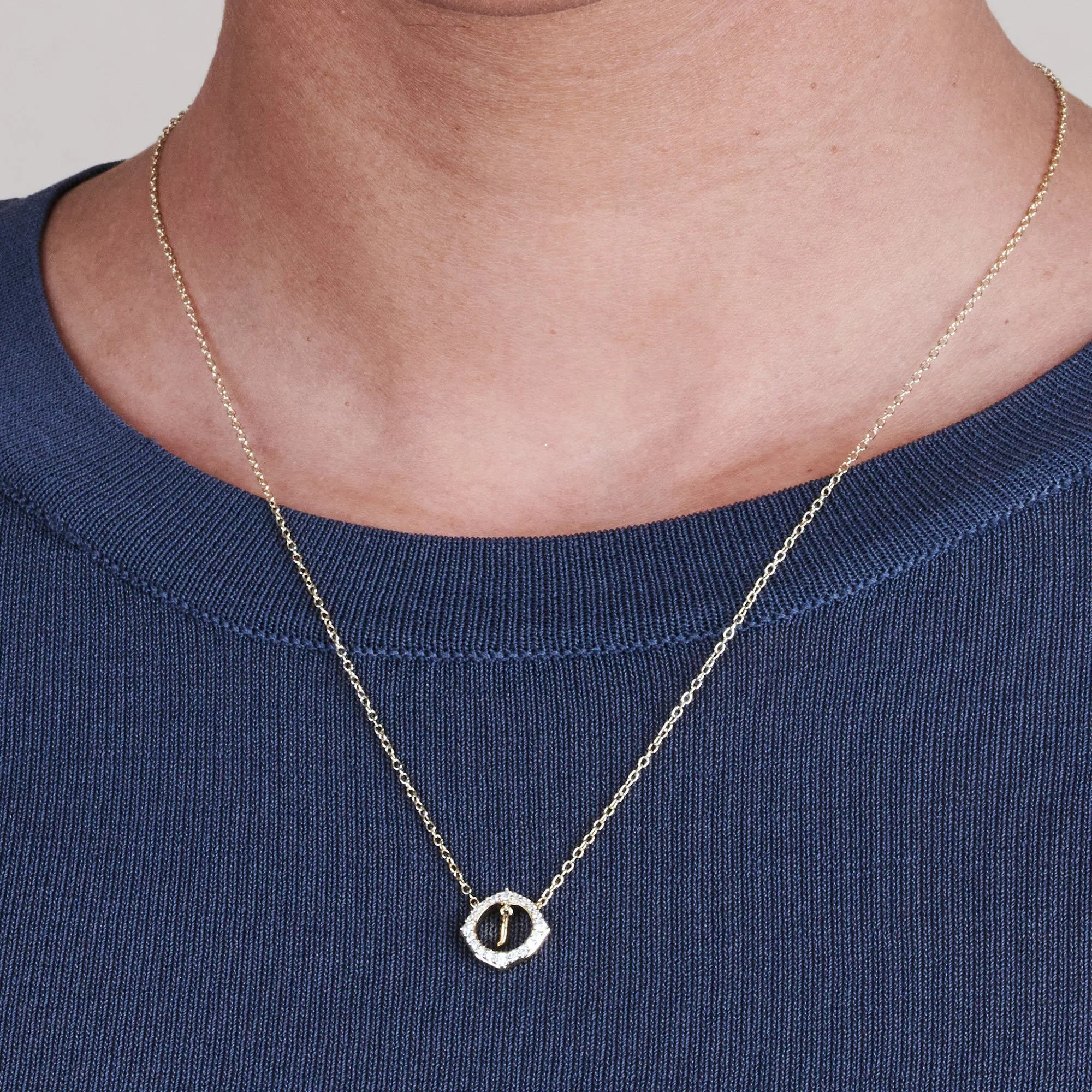 Signature Letter J Necklace