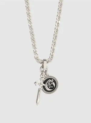 Silver 2 Pendant Necklace