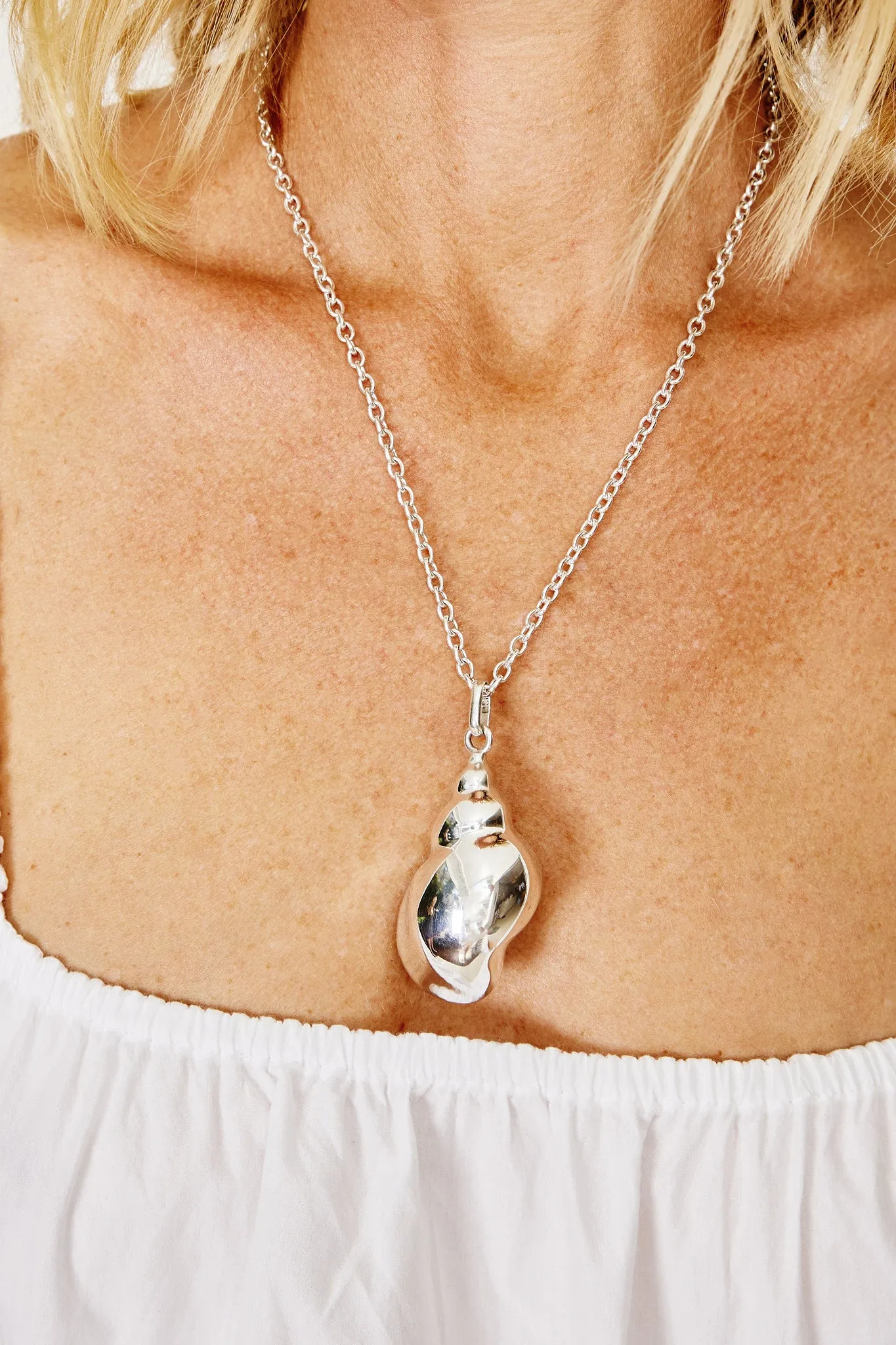 Silverado Spiral Shell Pendant