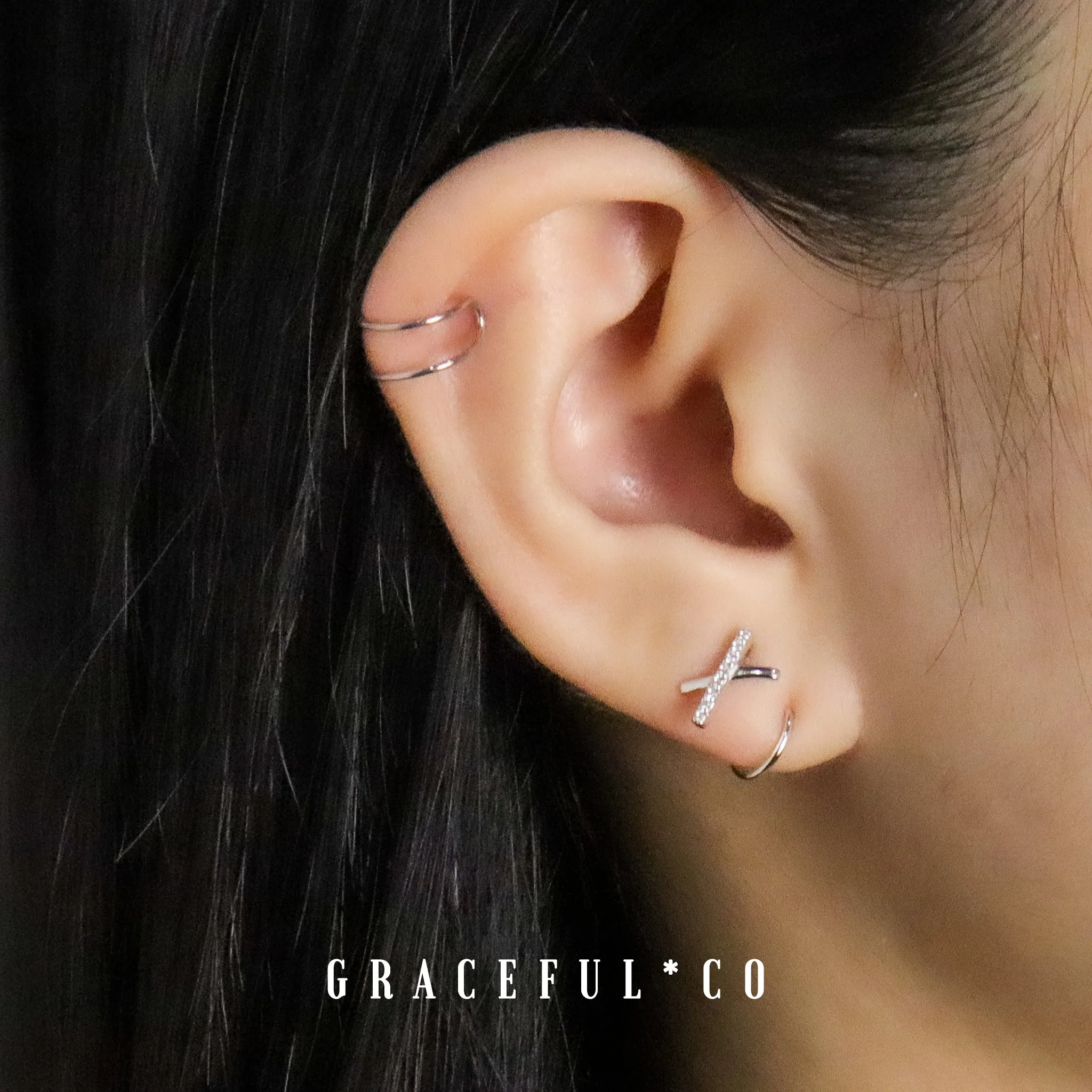 Simple Double Line Ear Cuffs