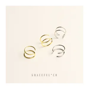 Simple Double Line Ear Cuffs