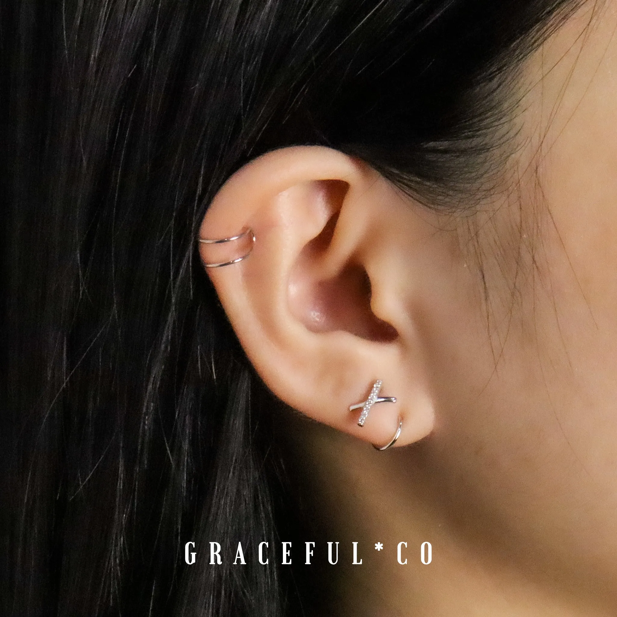 Simple Double Line Ear Cuffs