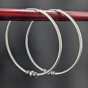 Simple Filigree Earrings w/ Ball