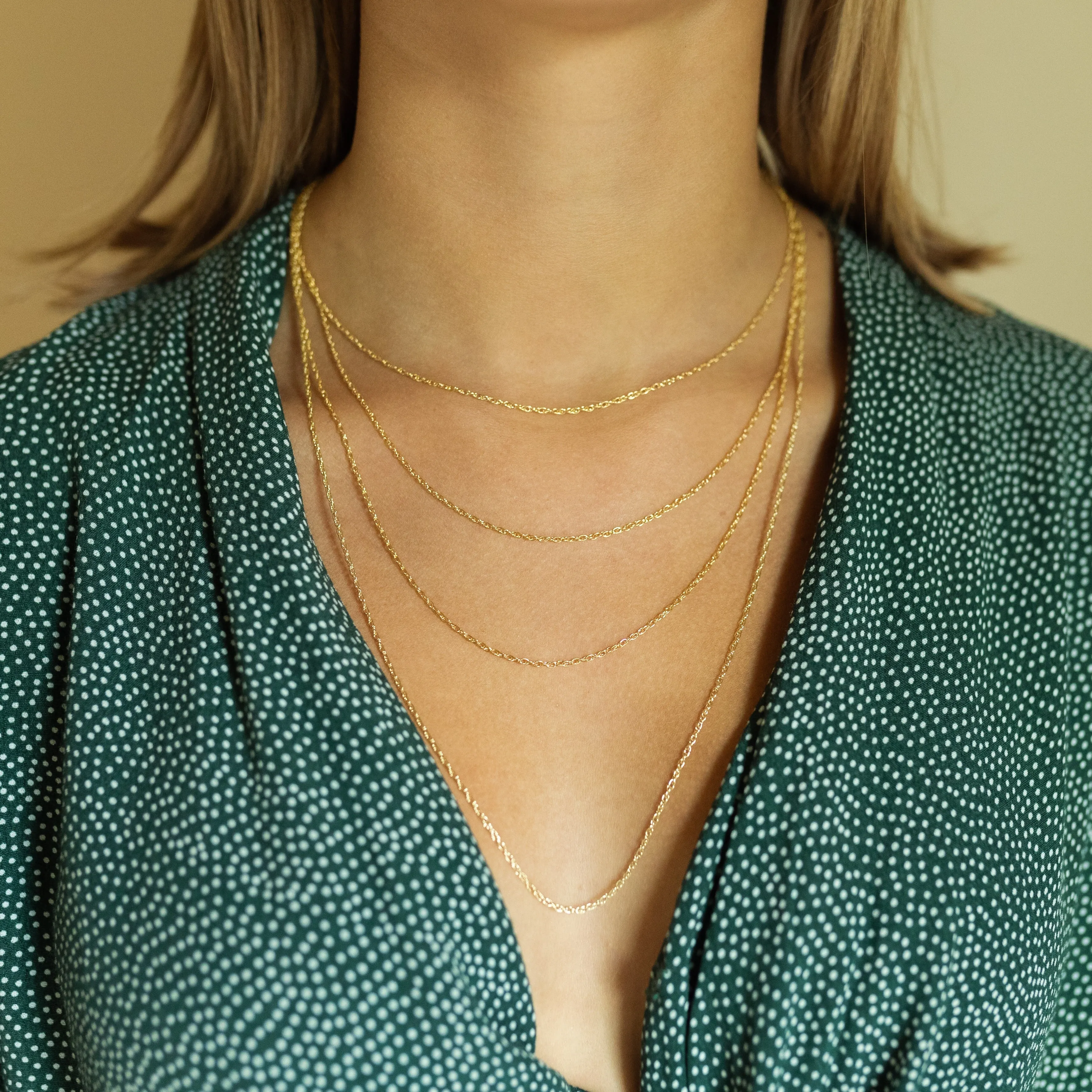 Simple Gold Fill Layering Chains