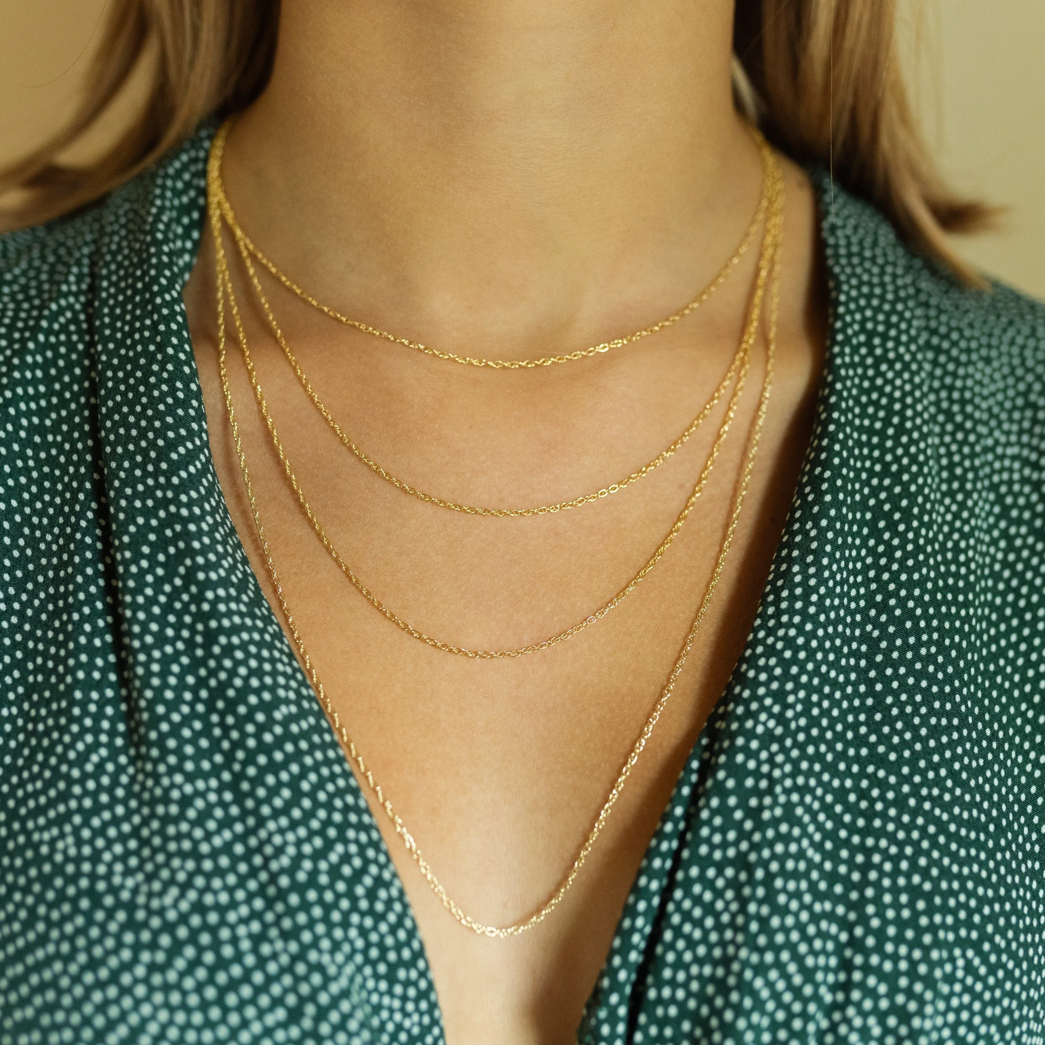 Simple Gold Fill Layering Chains