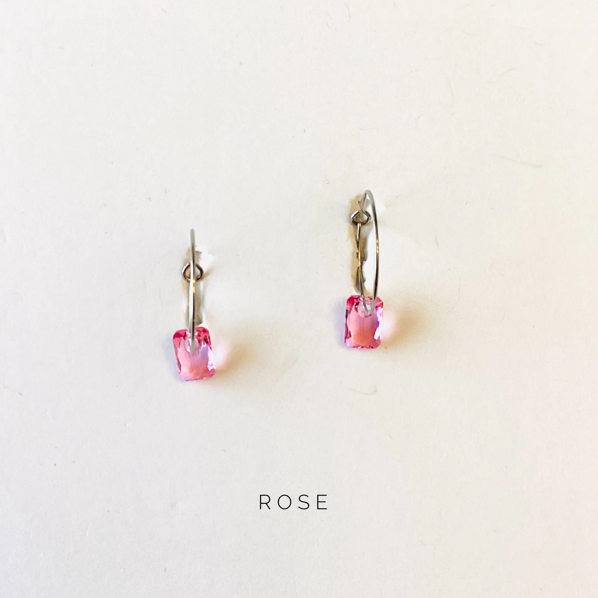 Simple Rectangle Hoop Earrings {Multiple Colors!}