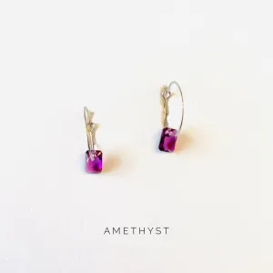 Simple Rectangle Hoop Earrings {Multiple Colors!}