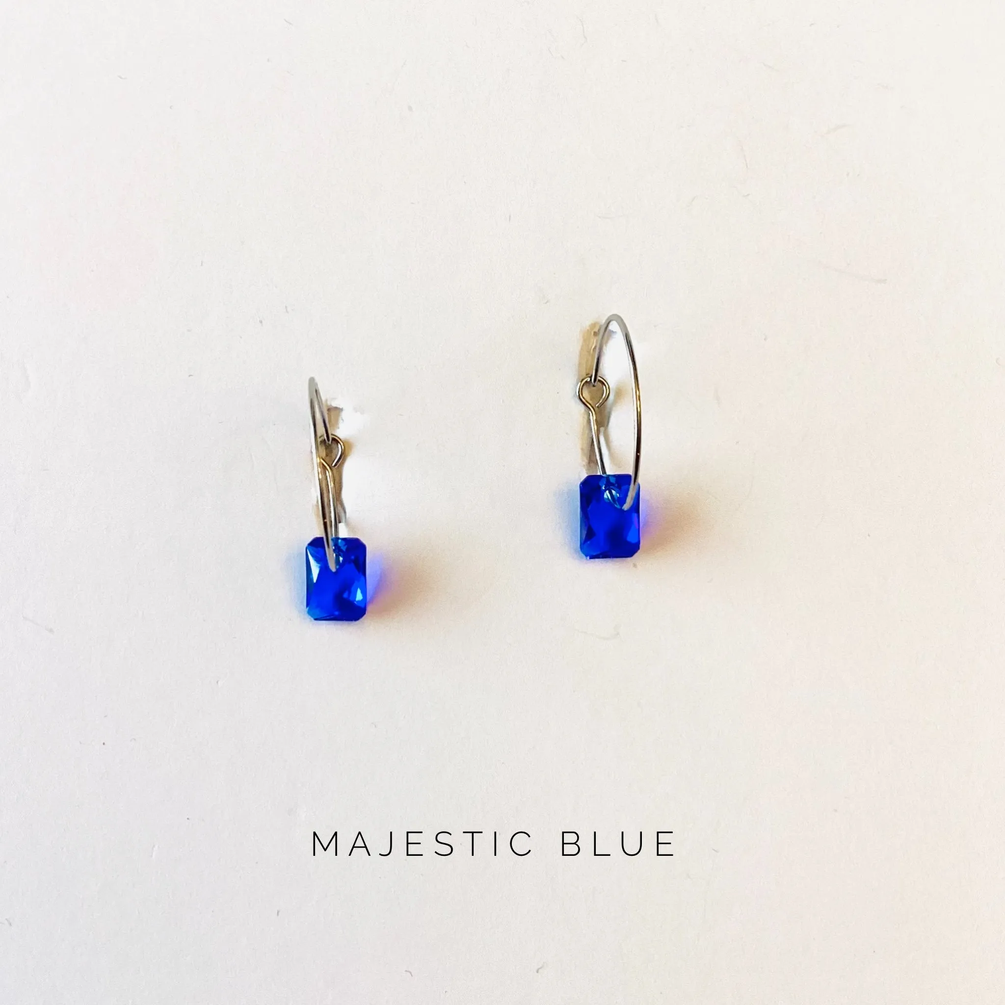 Simple Rectangle Hoop Earrings {Multiple Colors!}