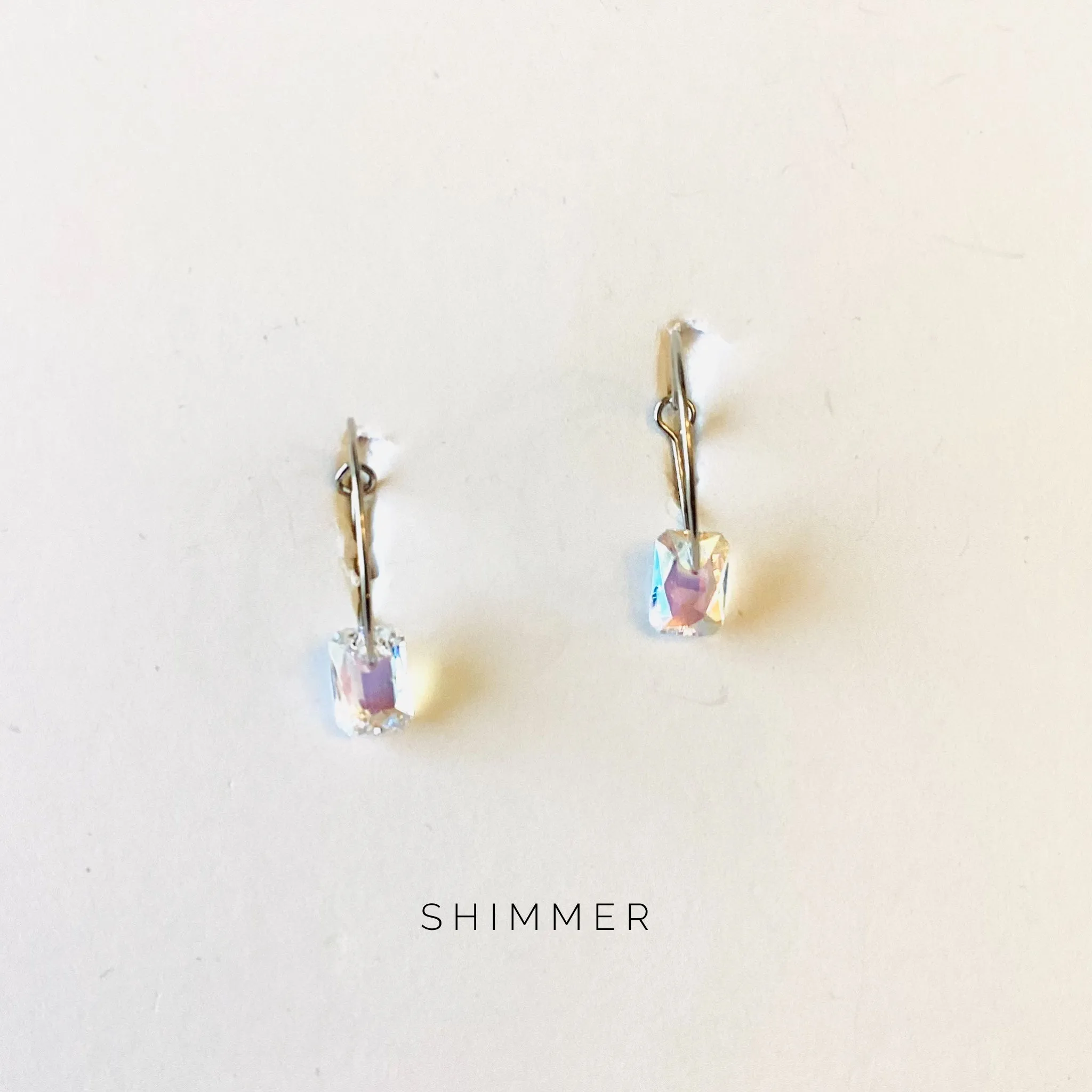 Simple Rectangle Hoop Earrings {Multiple Colors!}