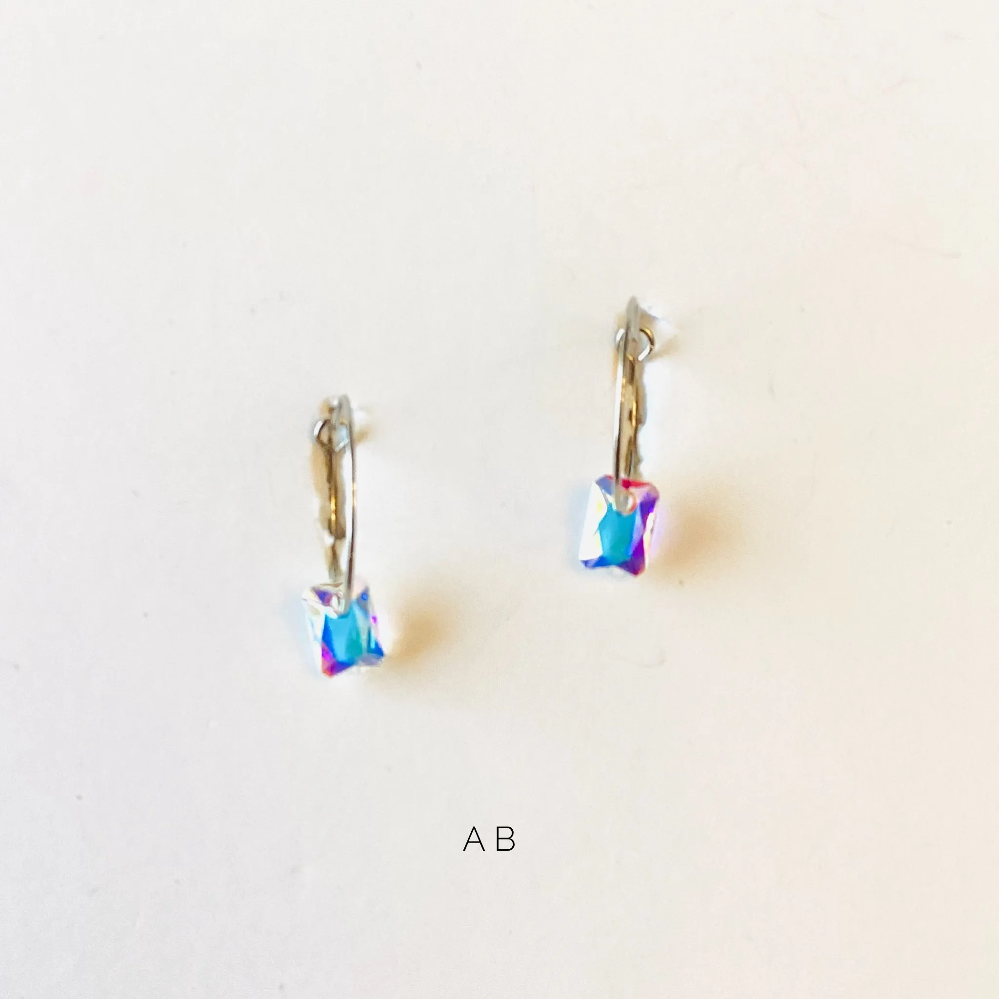 Simple Rectangle Hoop Earrings {Multiple Colors!}