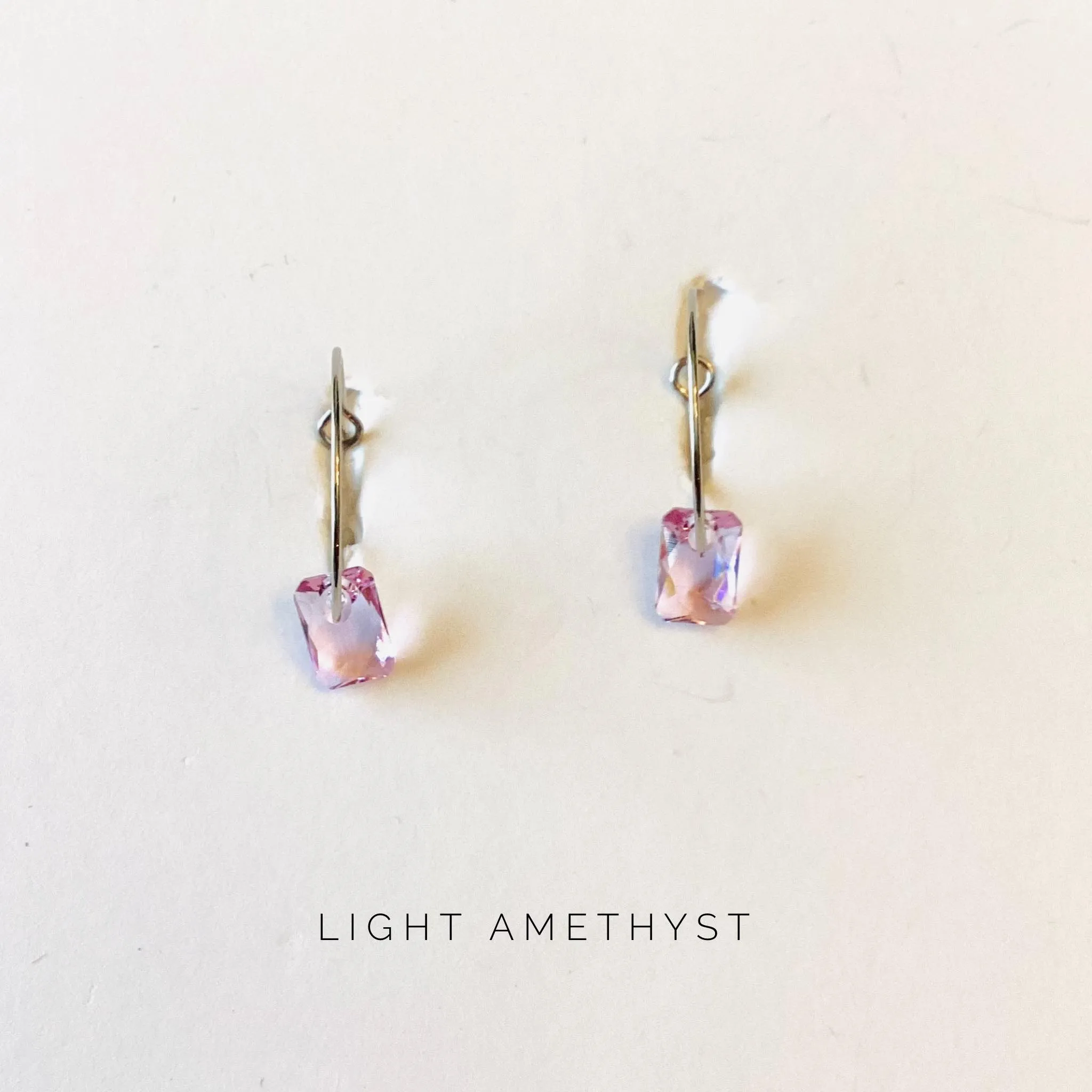 Simple Rectangle Hoop Earrings {Multiple Colors!}